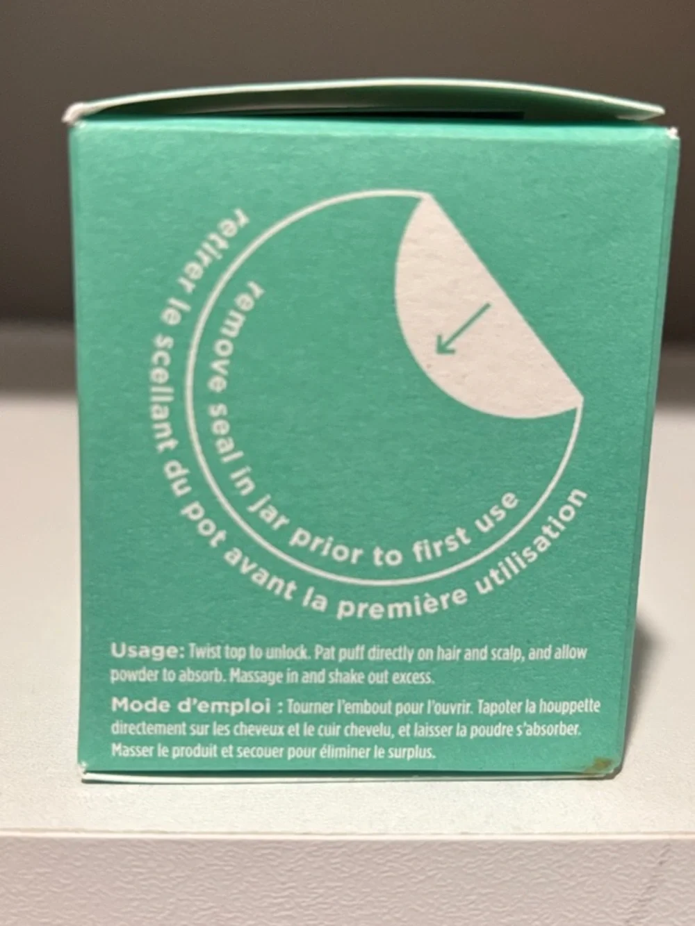 NWT Briogeo Style + Treat Dry Shampoo Puff Sealed 0.53 oz
